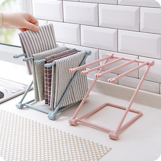 Foldable Dishcloth Rack – Kitchen Gadget & Organizer