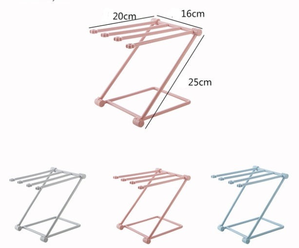 Foldable Dishcloth Rack – Kitchen Gadget & Organizer