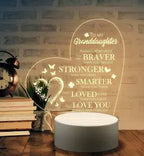 Candeeiro de Mesa Minimalista “DAD” – Luz Noturna Quente e Estilosa