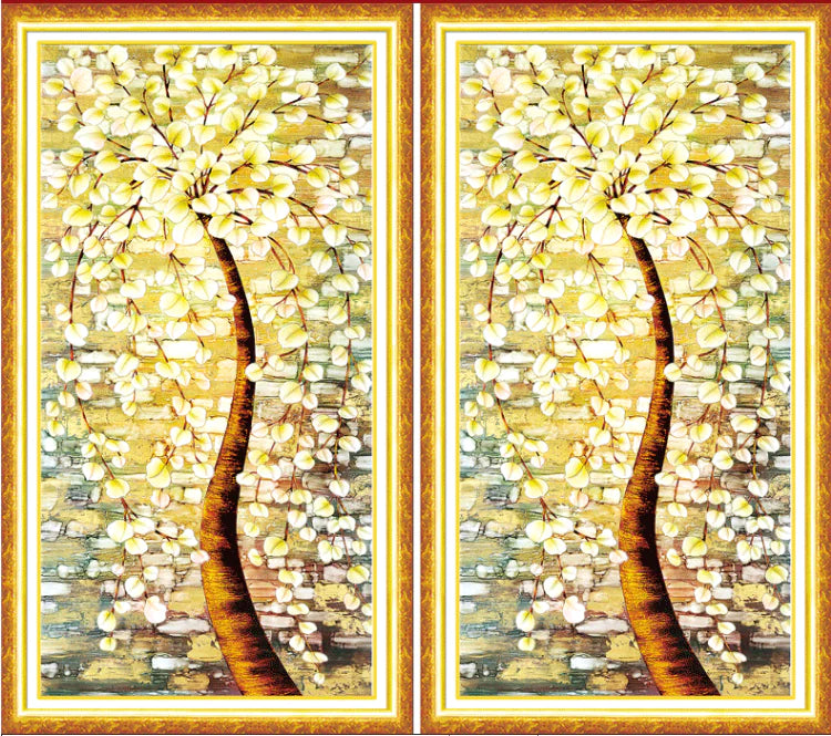 Pintura 5D com Diamantes por Atacado ✨ – Decoração Elegante para Parede da Sala de Estar