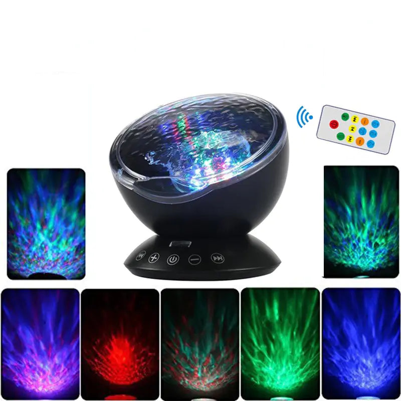 Luz Noturna Projetora de Estrelas – Romance e Atmosfera Mágica