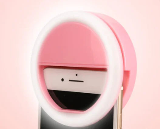 Ring Light Portátil para Selfies – Iluminação Perfeita em Qualquer Ambiente