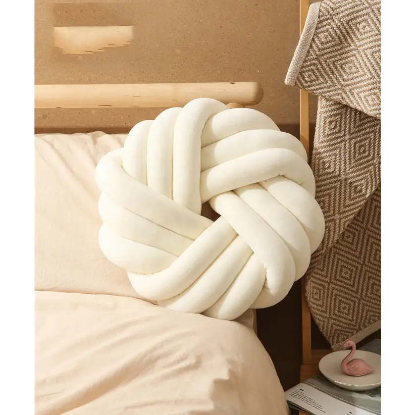 Almofada Decorativa em Nó – Conforto e Estilo para a Sua Casa - Branco - Flatware Set