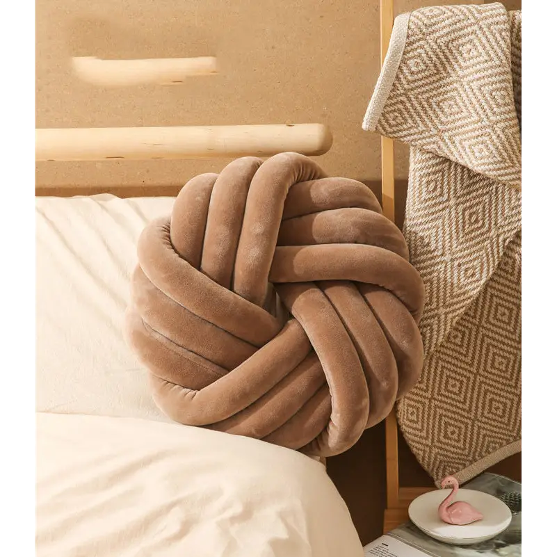 Almofada Decorativa em Nó – Conforto e Estilo para a Sua Casa - Café - Flatware Set