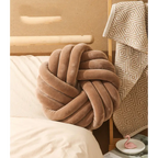 Almofada Decorativa em Nó – Conforto e Estilo para a Sua Casa - Café - Flatware Set