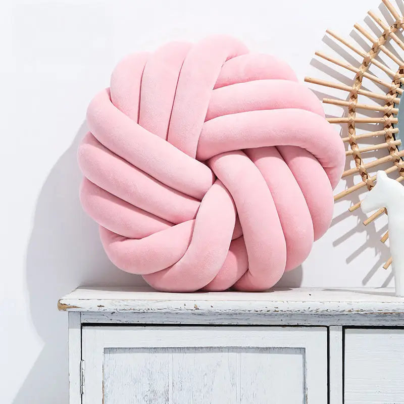 Almofada Decorativa em Nó – Conforto e Estilo para a Sua Casa - Rosa - Flatware Set