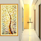 Pintura 5D com Diamantes por Atacado ✨ – Decoração Elegante para Parede da Sala de Estar