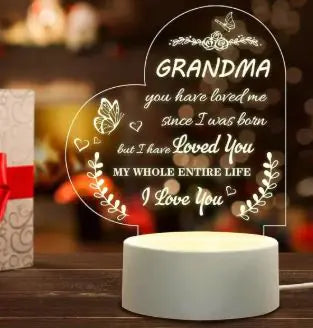 Candeeiro de Mesa Minimalista “DAD” – Luz Noturna Quente e Estilosa