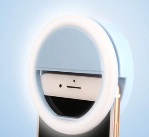 Ring Light Portátil para Selfies – Iluminação Perfeita em Qualquer Ambiente