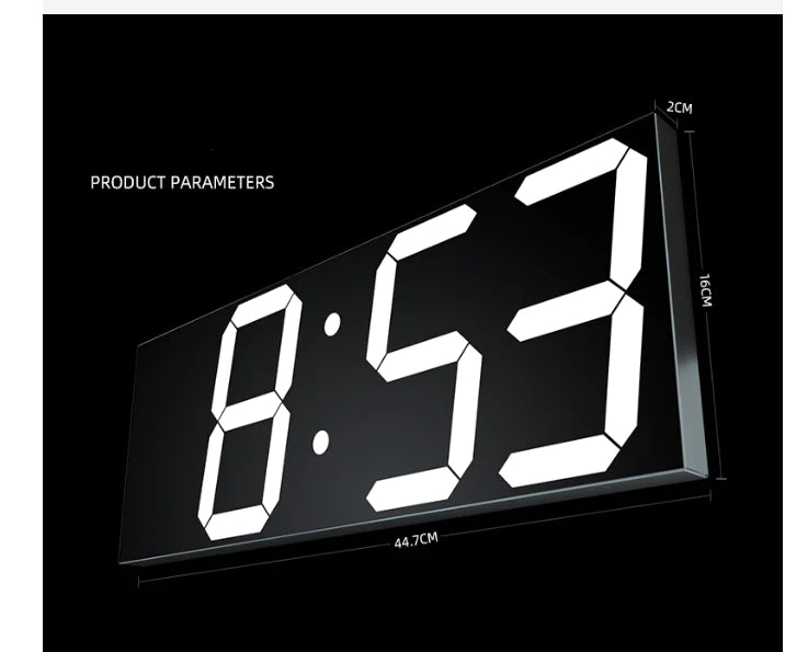 Modern Minimalist LED Wall Clock 🕒 – Stylish Living Room Decor