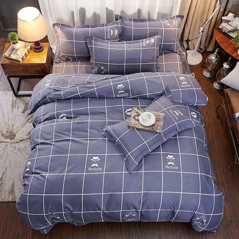 Conjunto de Roupa de Cama em Algodão – Conforto e Estilo Moderno