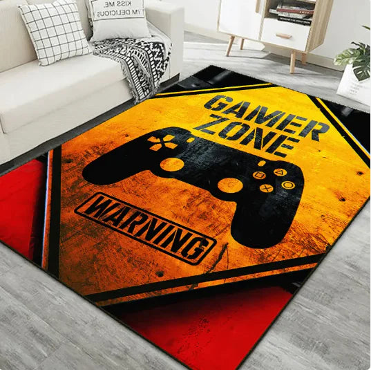 Tapete de Sala com Estampa de Comando de Videogame 🎮 – Decoração Gamer para Casa